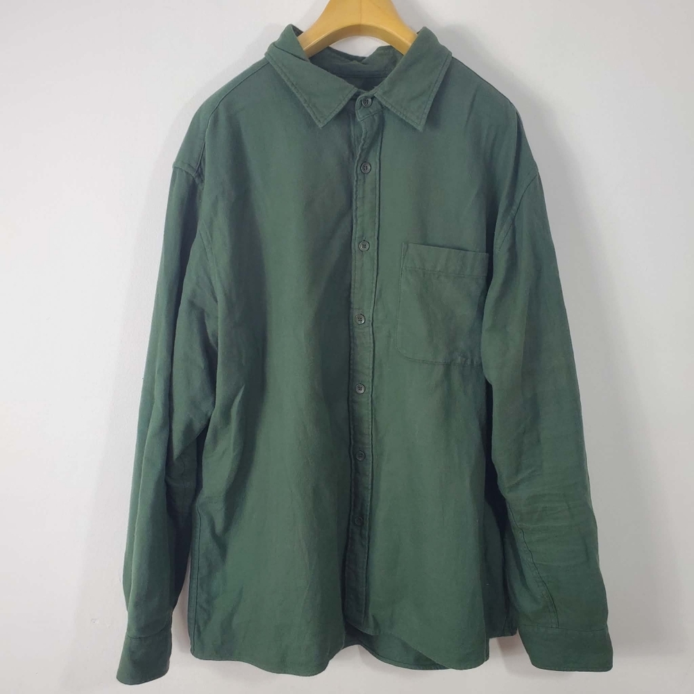 Uniqlo 100% Cotton Unisex Twill Work Oversized Long Sleeve Shirt